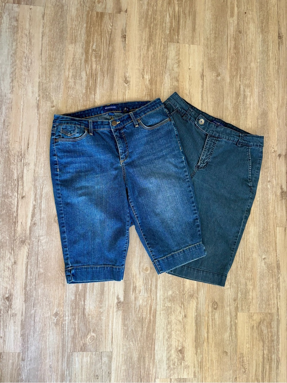 Bandolino Denim Bermuda Shorts 2 Pairs 12